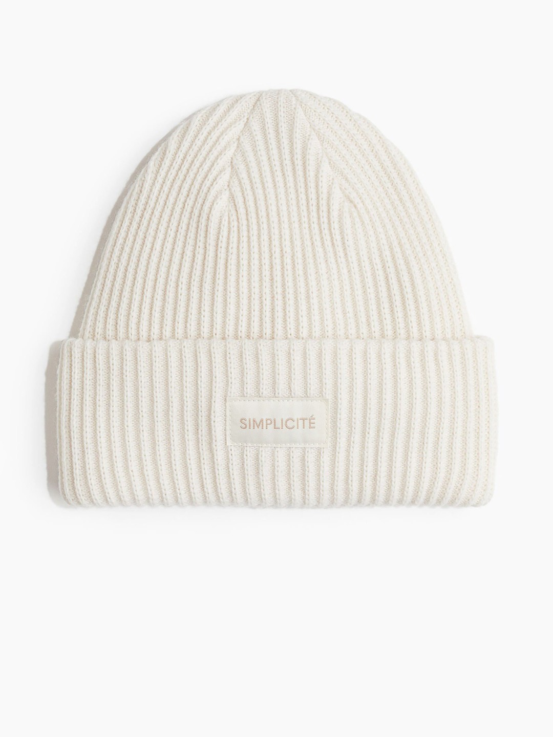 

H&M Women Knitted Hat, White
