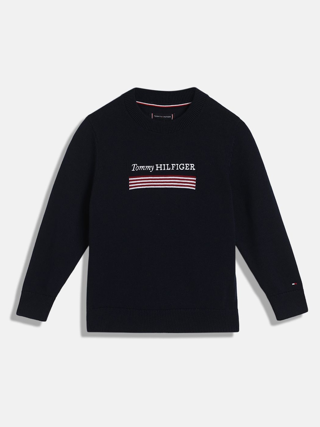 

Tommy Hilfiger Boys Cotton Monotype Sweatshirt, Blue