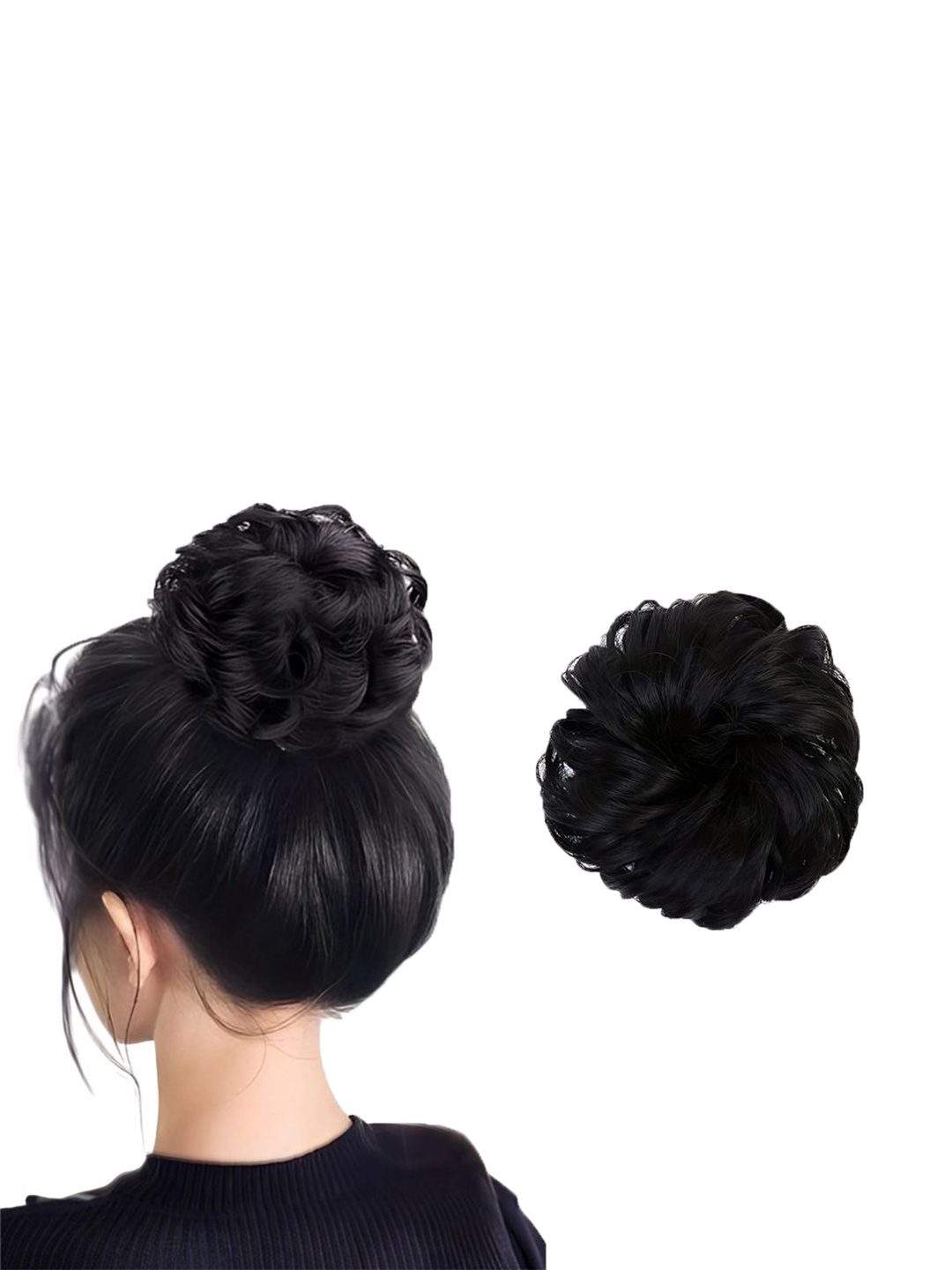 

D-Divine Messy Bun Hair Extension - Black