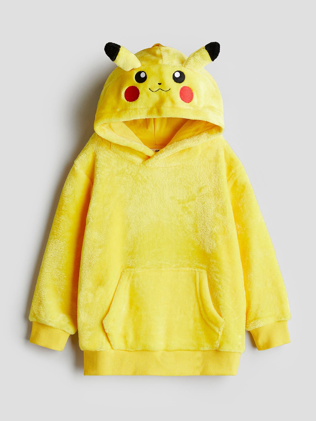

H&M Infant Boys Printed Pile Hoodie, Yellow