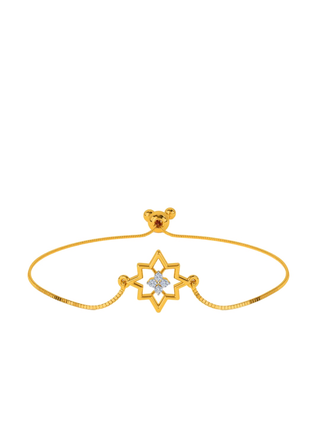 

KISNA DIAMOND AND GOLD JEWELLERY Women 14KT Bracelet Diamond