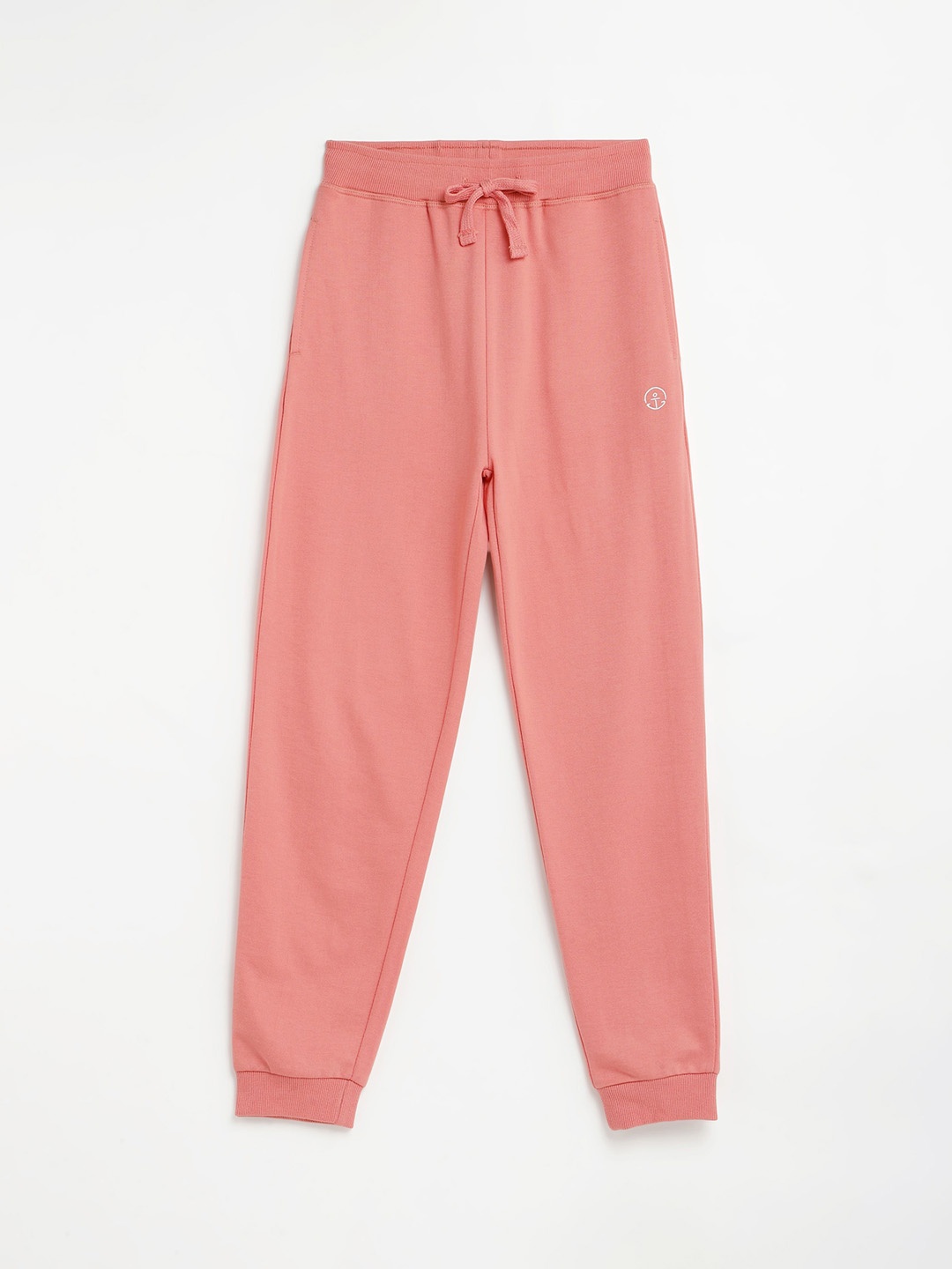 

Campana Girls Mid-Rise Cotton Jogger Track Pant, Pink