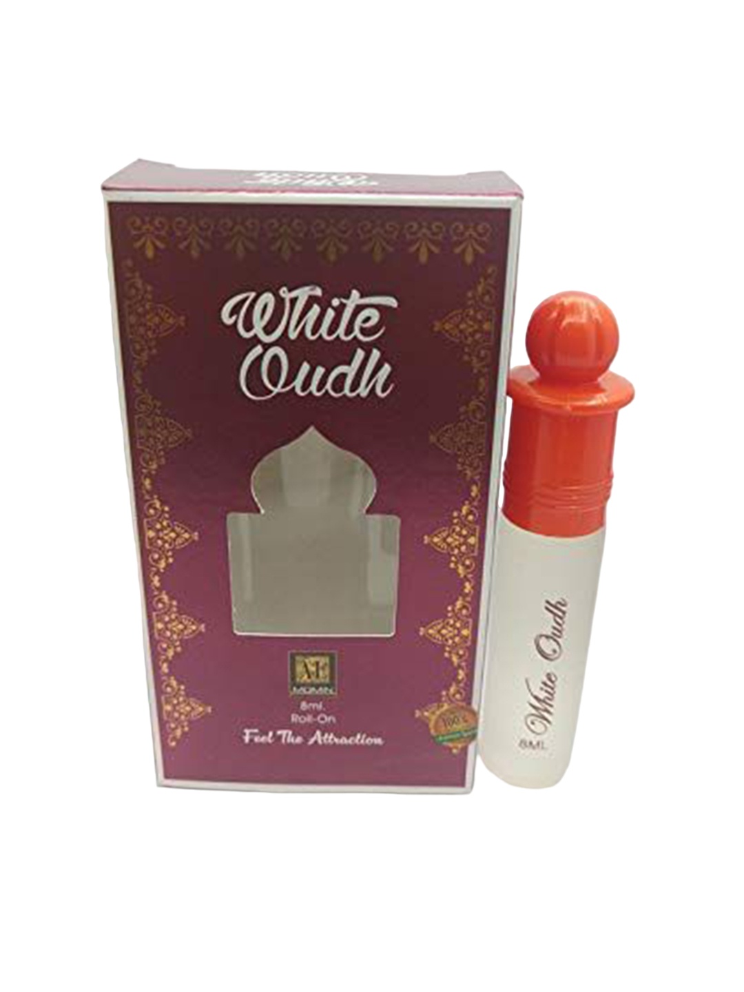 

RAVIOUR LIFESTYLE White Oudh Pure Roll On Attar - 8 ml, Transparent