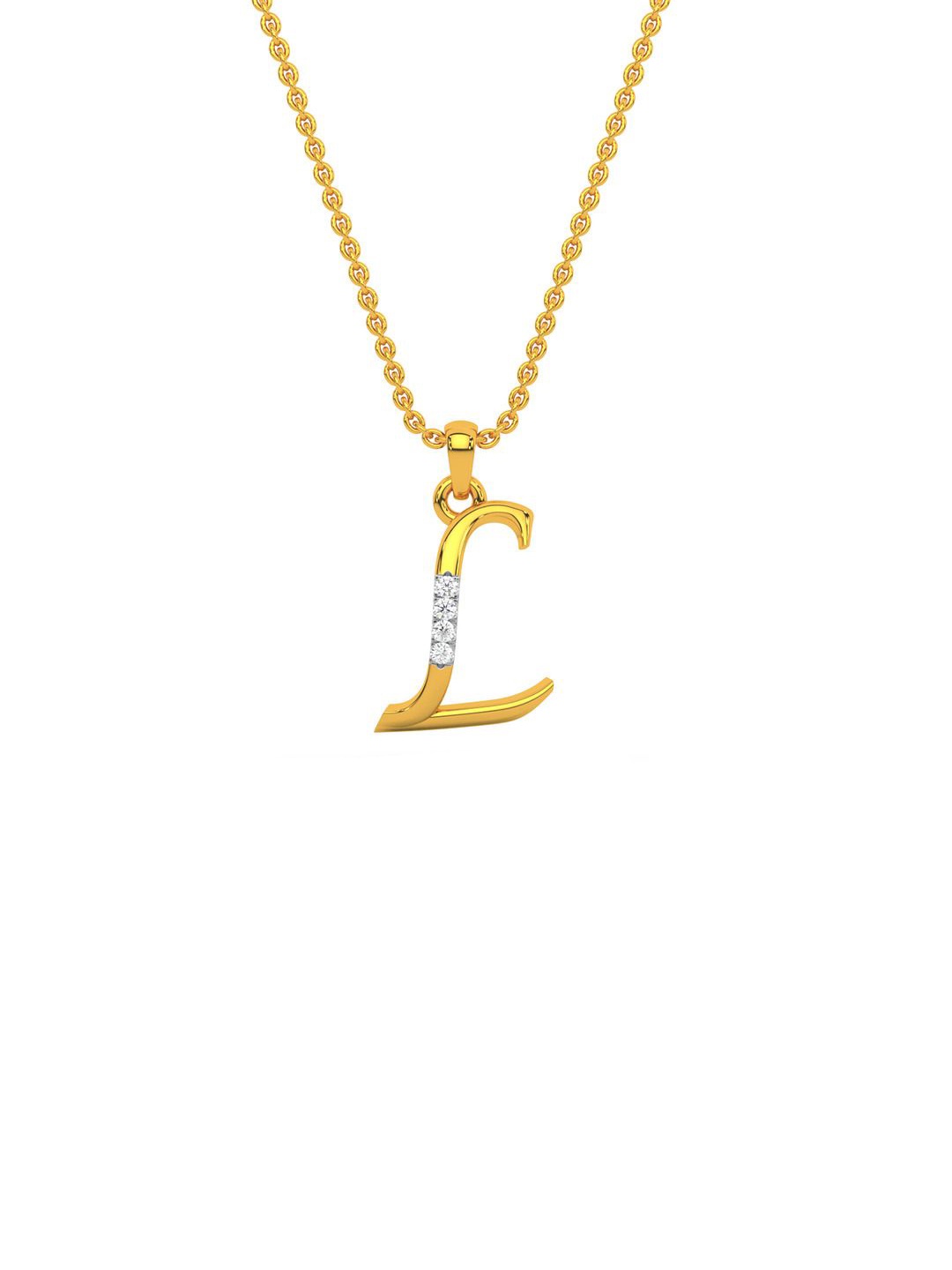 

KISNA DIAMOND AND GOLD JEWELLERY 14KT Pendant Diamond 0.01 CT