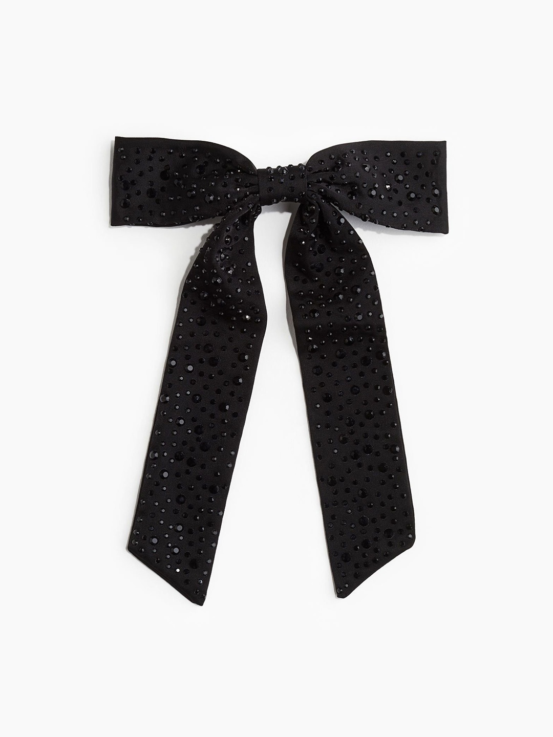 

H&M Embellished Bow Hair Clip, Black