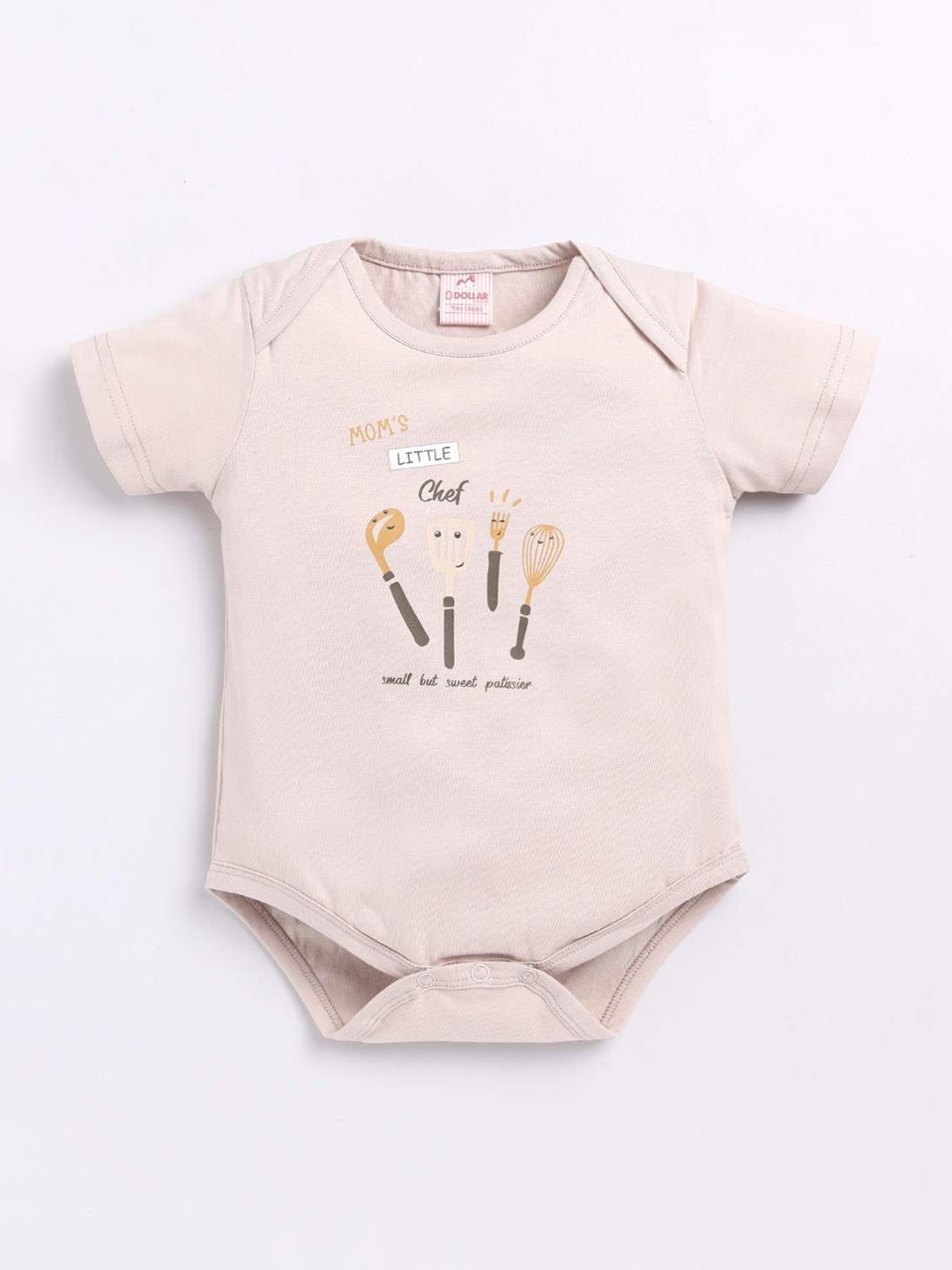 

Dollar Infants Printed Bodysuit, Beige