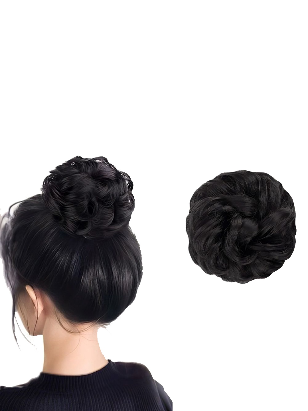 

D-Divine Messy Bun Hair Extension - Black