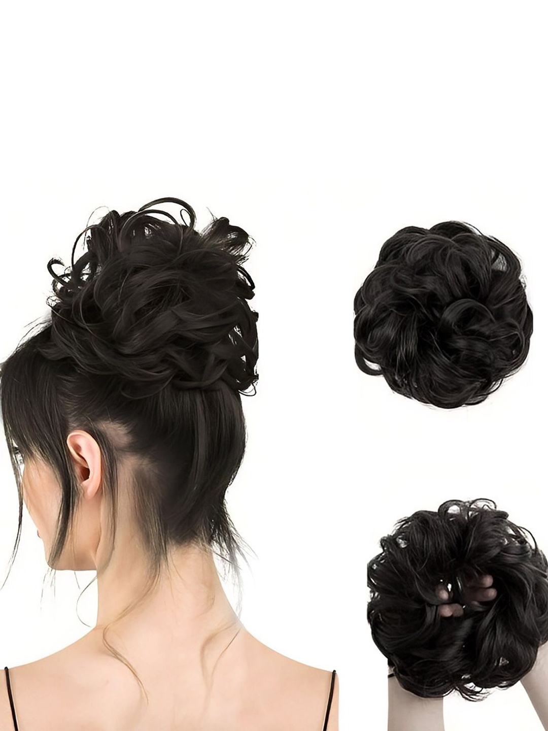 

D-Divine Messy Bun Hair Extension - Black