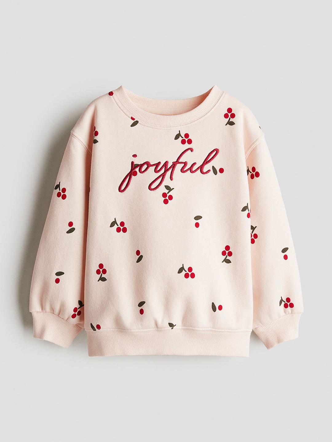 

H&M Girls Motif-Detail Sweatshirt, Beige