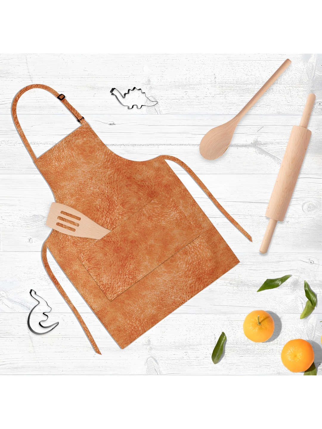 

ArtzFolio Kids Brown Printed Cotton Aprons