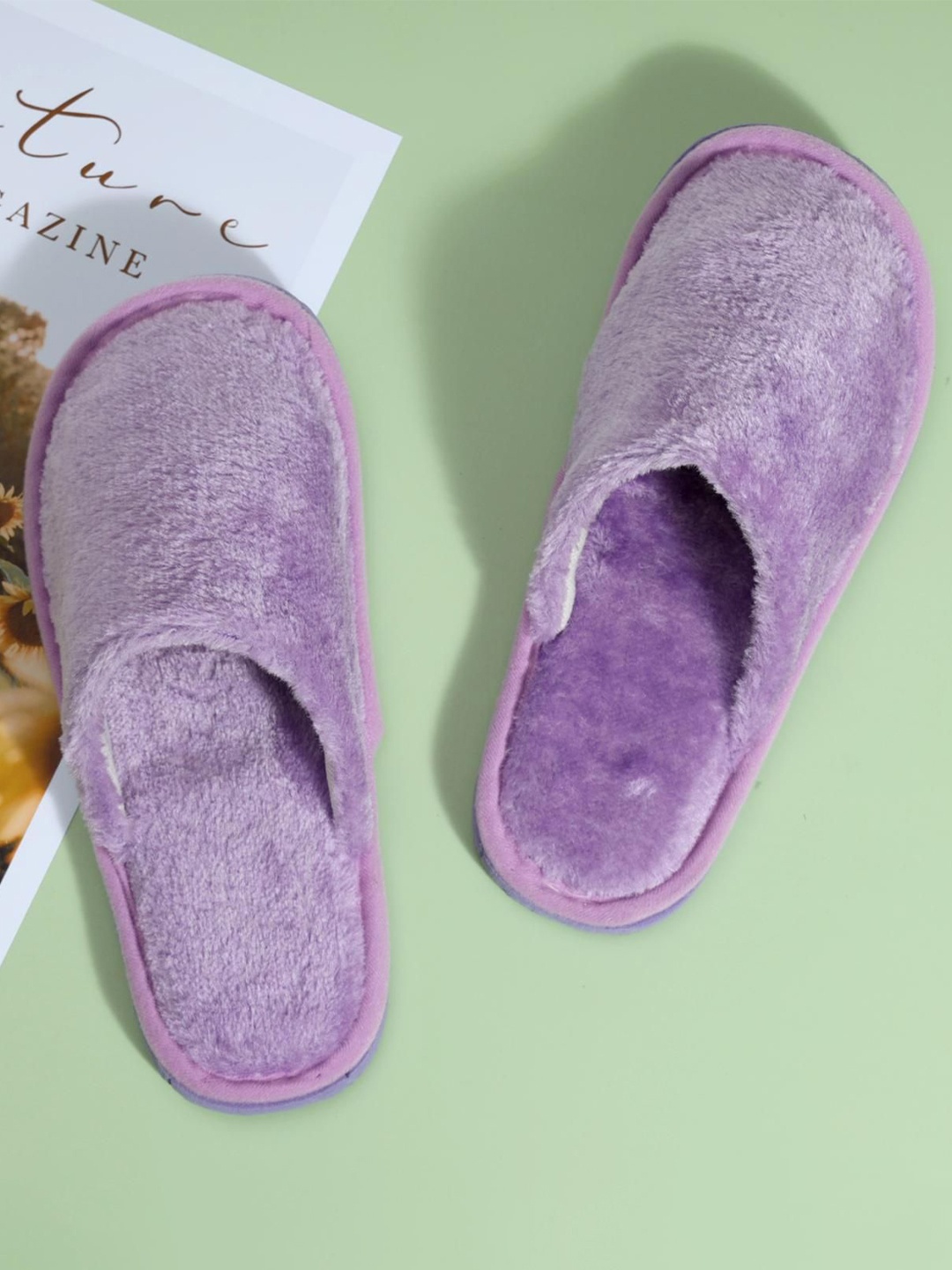 

Mast & Harbour Women Room Slippers, Purple