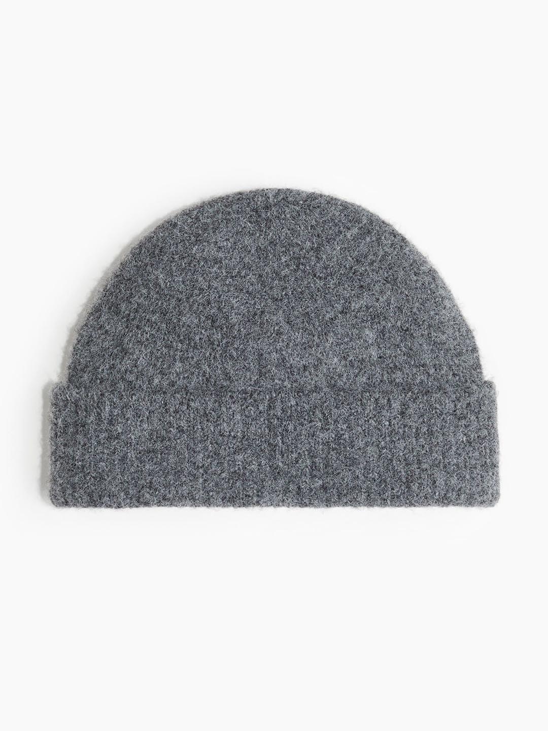 

H&M Men Knitted Hat, Grey