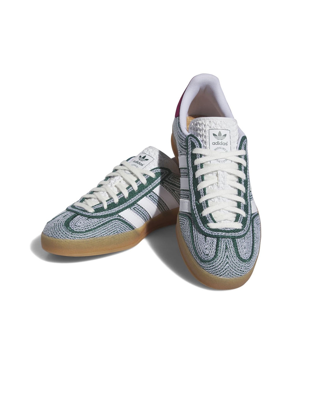 

ADIDAS Originals Men Woven Design Lace-Ups Round Toe Sneakers, Green