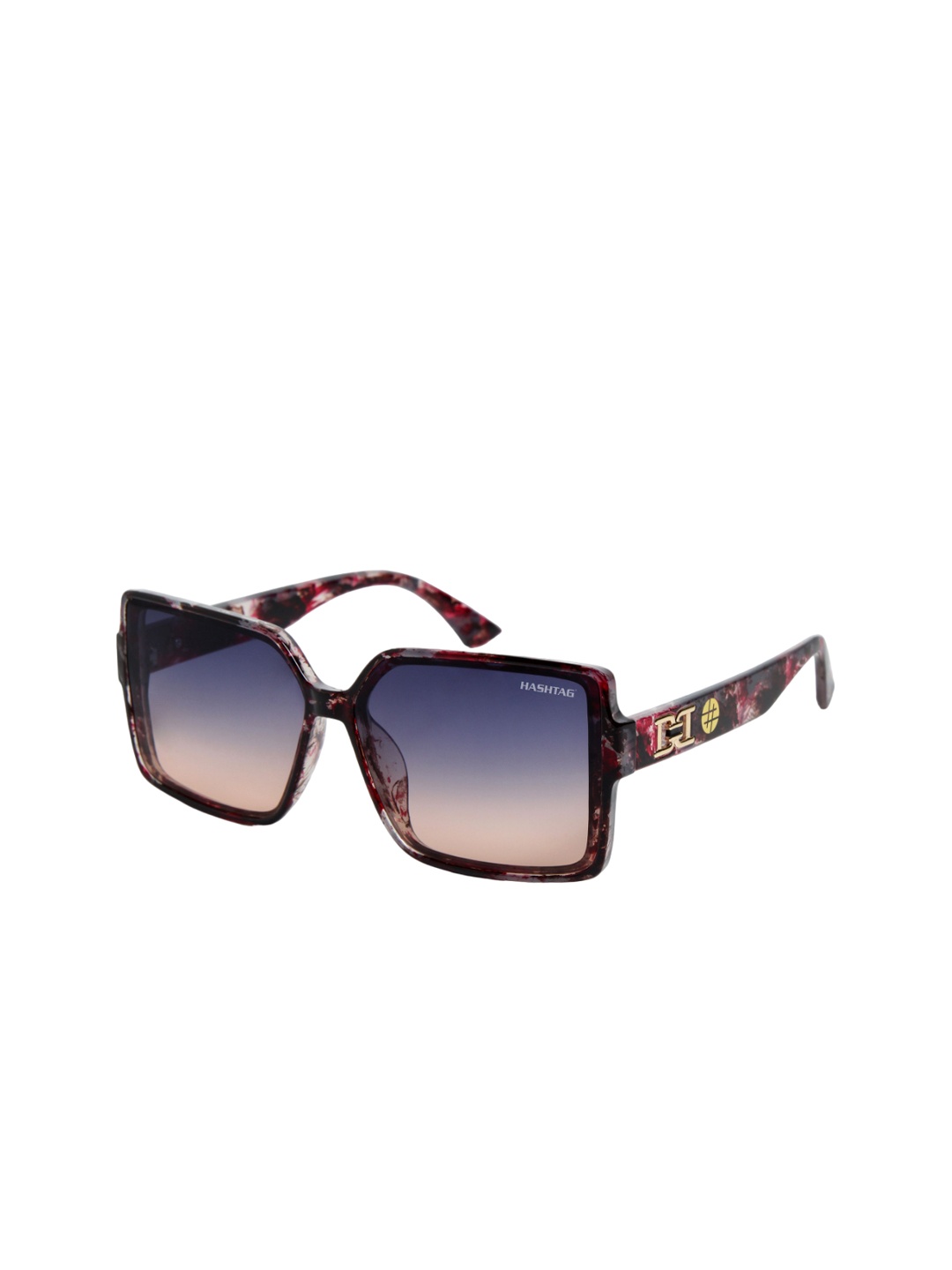 

HASHTAG EYEWEAR Women Rectangle Sunglasses with UV Protected Lens-TZ-24-8106-C2, Pink