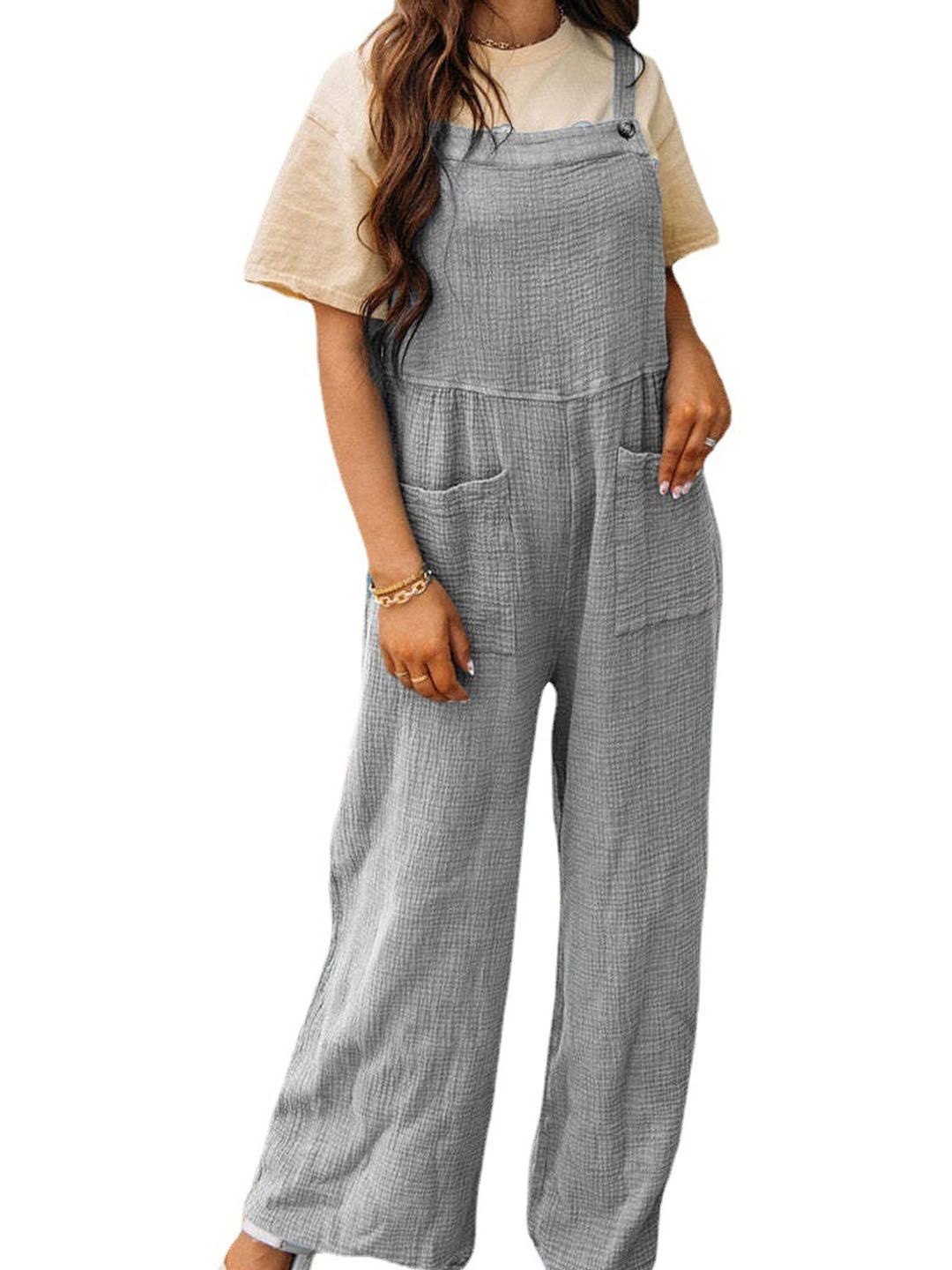 

StyleCast Women's Basic Jumpsuit, Grey