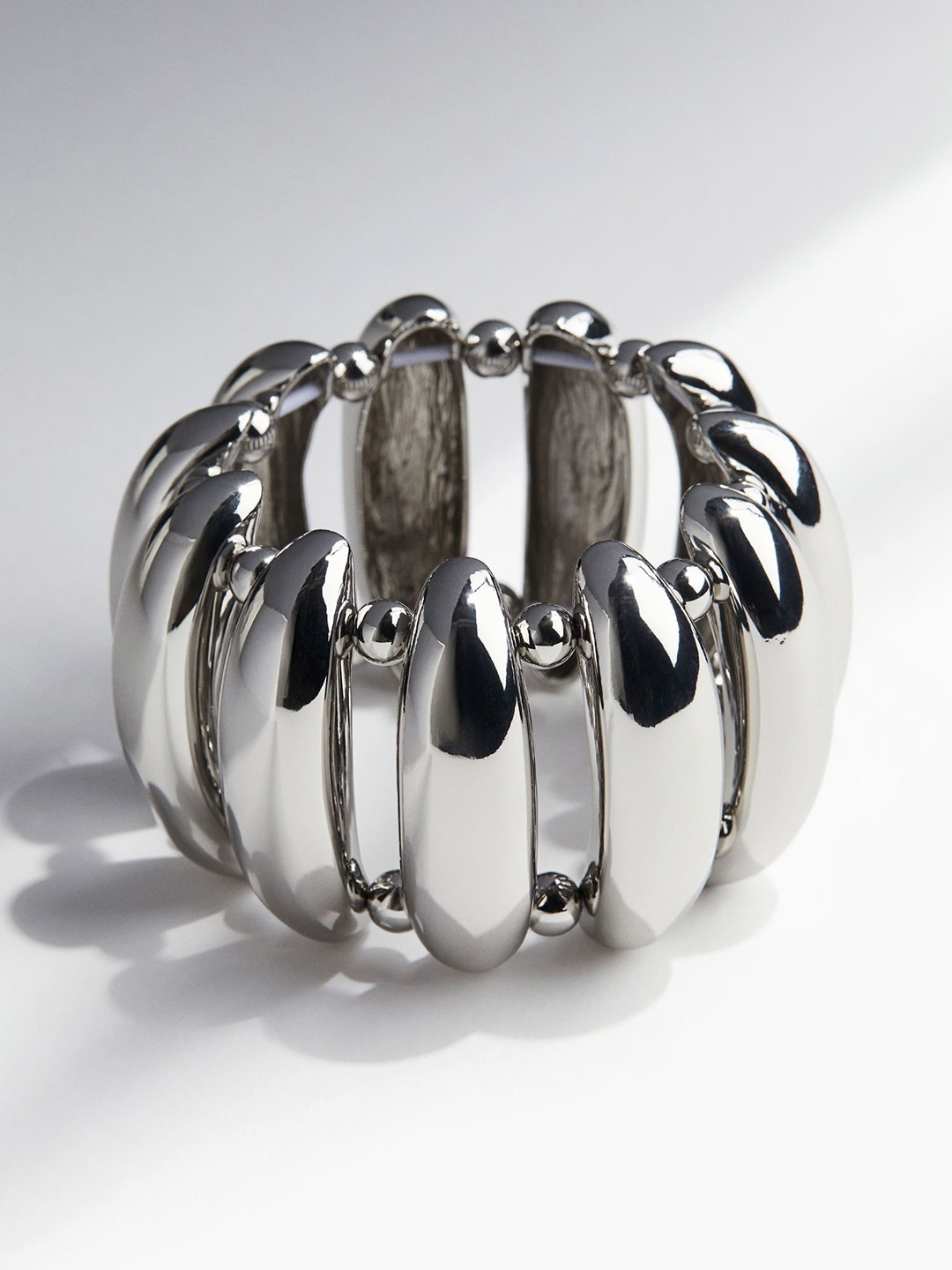 

H&M Wide Bracelet, Silver