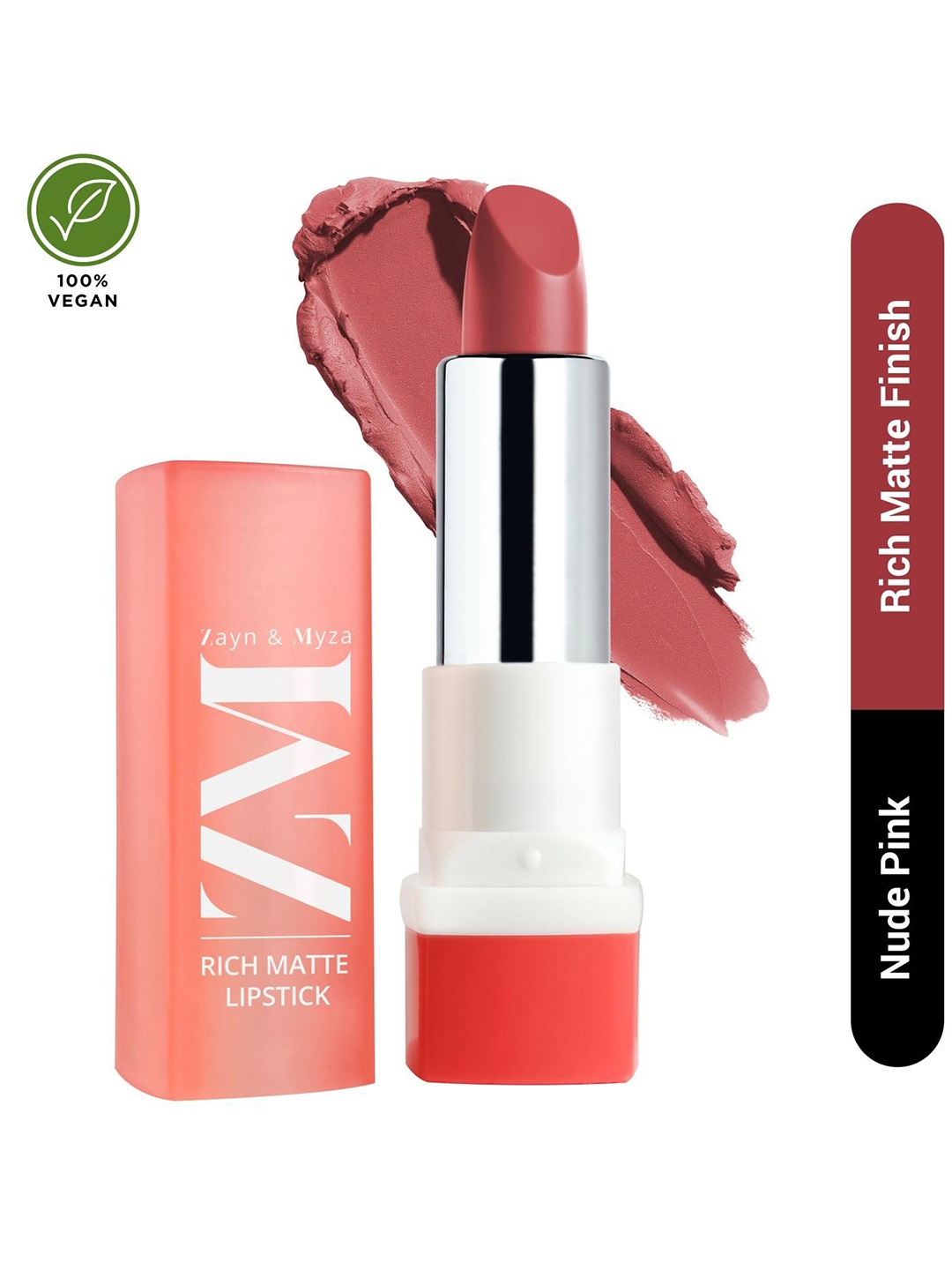 

ZM Zayn & Myza Rich Matte Long Lasting Lipstick - 4.2 g Shade - Show Stopper - 12, Red
