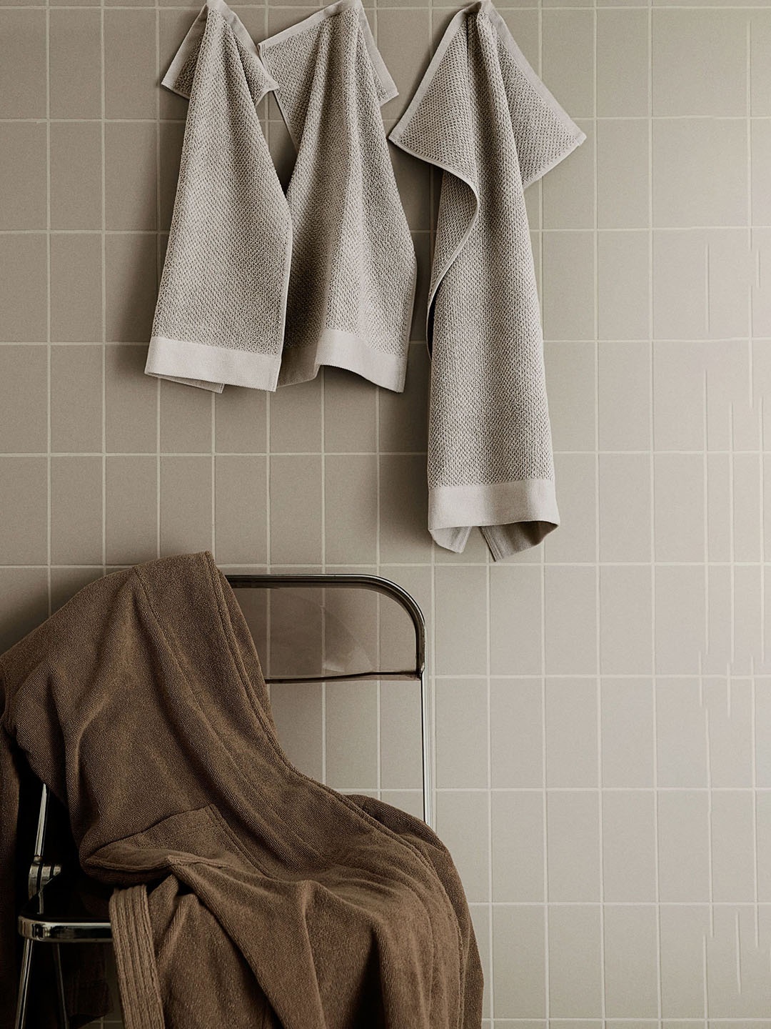 

H&M Beige 2-Pack Cotton Terry Guest Towels