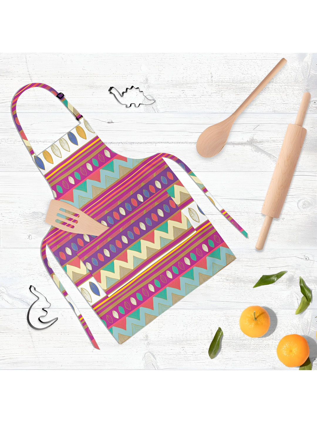 

ArtzFolio Kids Pink & Blue Printed Cotton Aprons