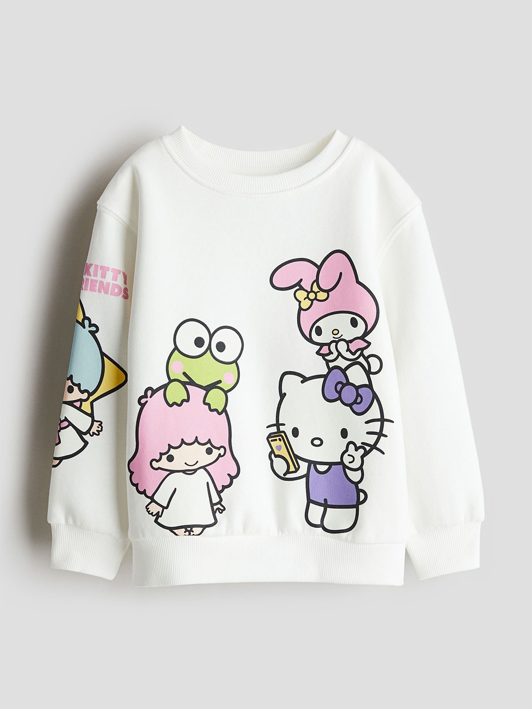 

H&M Girls Printed Sweatshirts, White