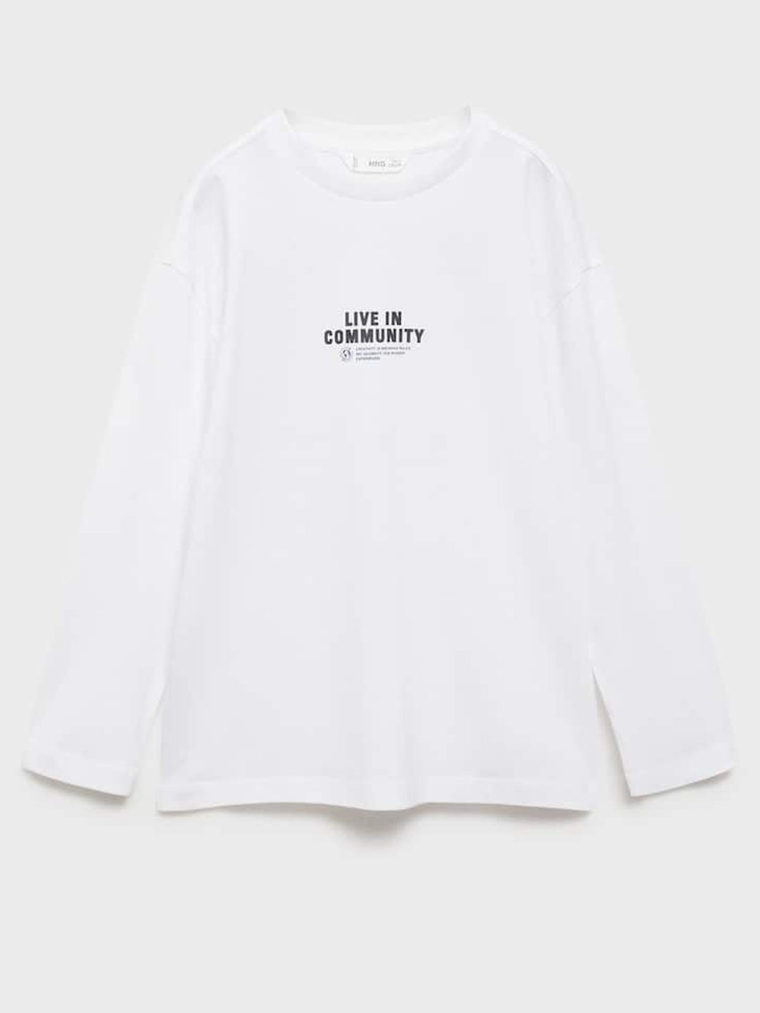 

Mango Kids Boys Pure Cotton Typography Printed T-shirt, White