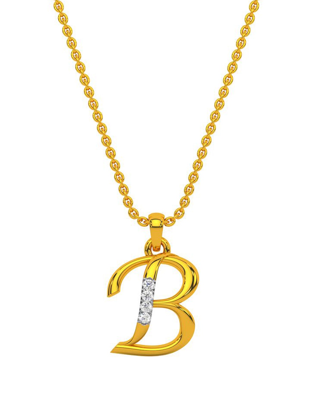 

KISNA DIAMOND AND GOLD JEWELLERY Women 14KT Pendant Diamond Weight - 0.01 CT