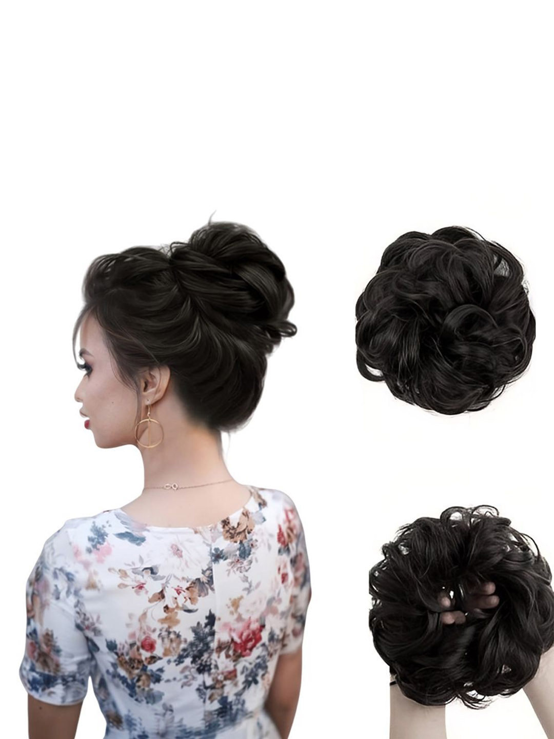 

D-Divine Messy Bun Hair Extension - Black