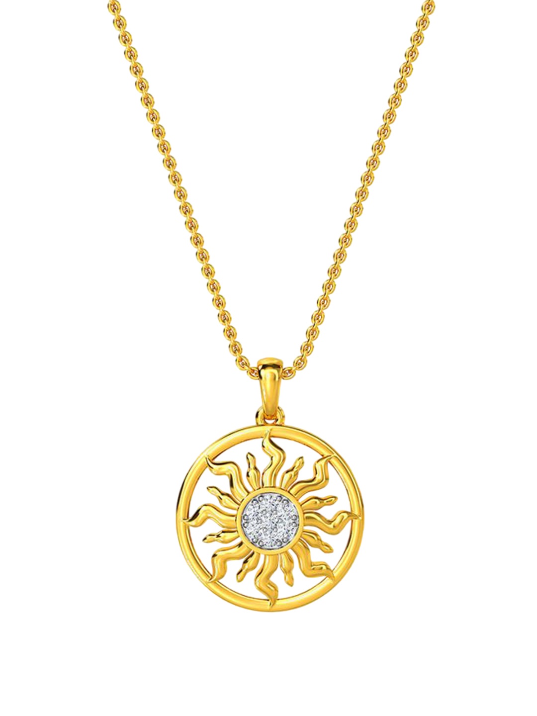 

KISNA DIAMOND AND GOLD JEWELLERY Women 18KT Diamond Pendant