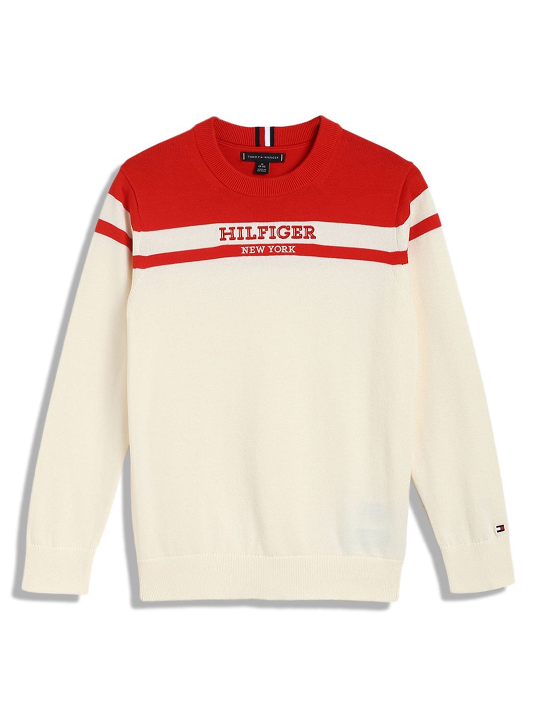 

Tommy Hilfiger Boys Printed Cotton Sweatshirt, Red