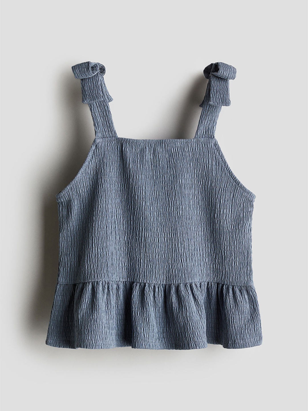 

H&M Girls Crinkled Top, Blue