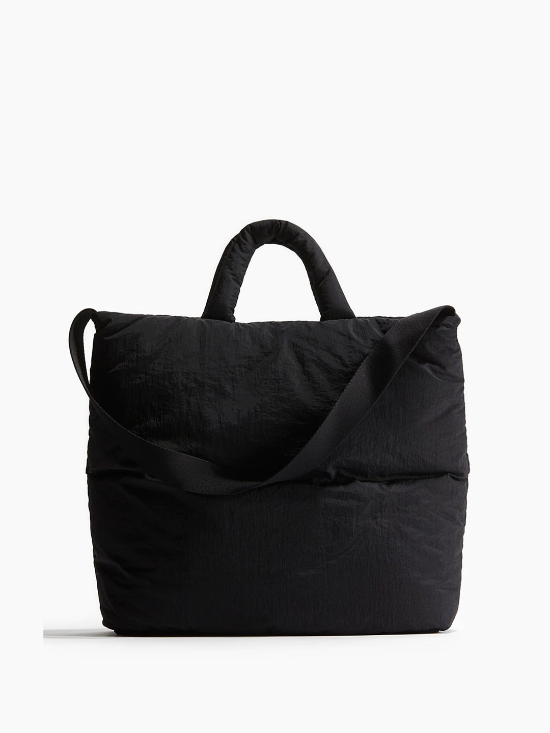 

H&M Padded Shopper Handbag, Black