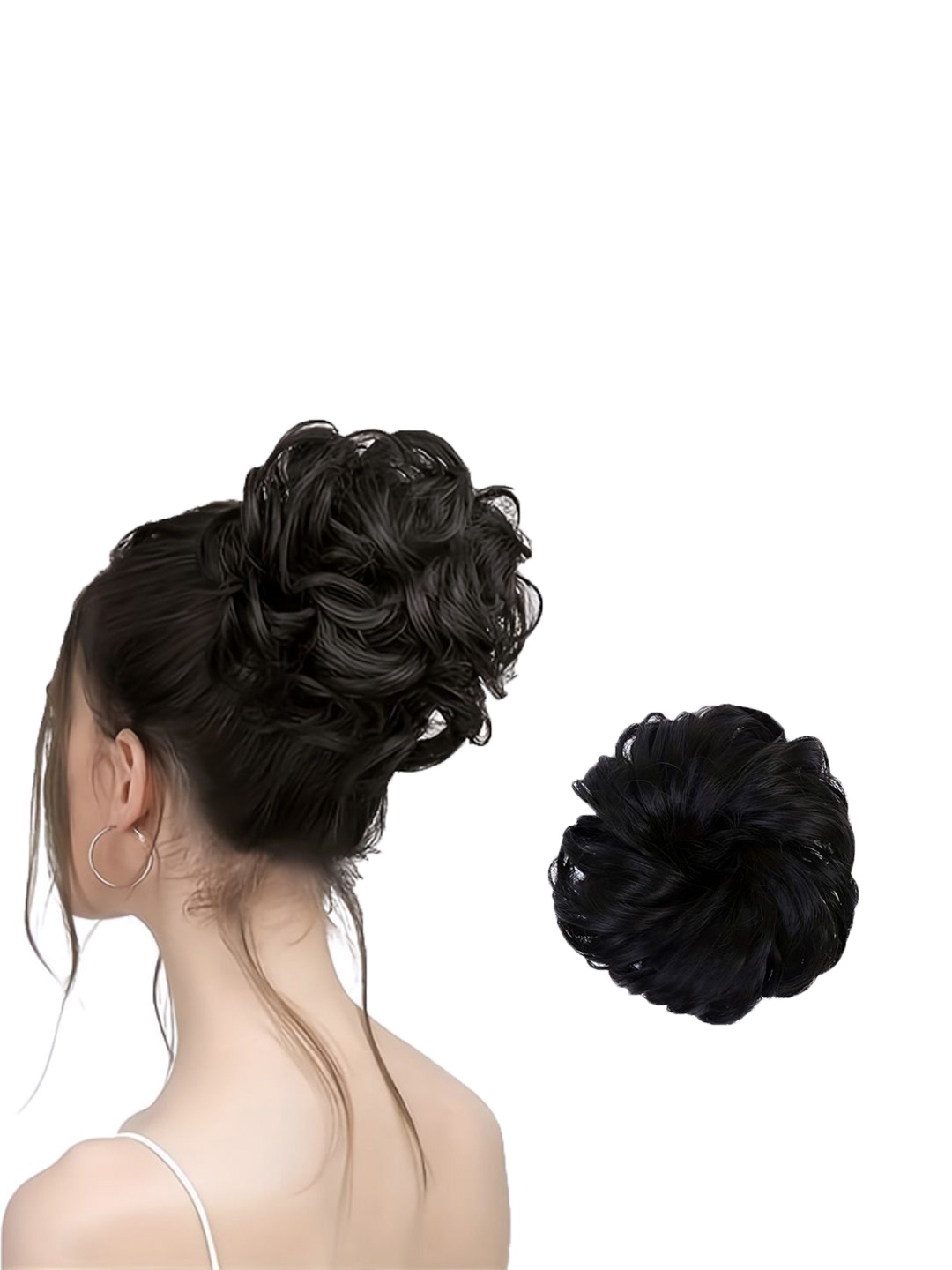 

D-Divine Messy Bun Hair Extension - Black