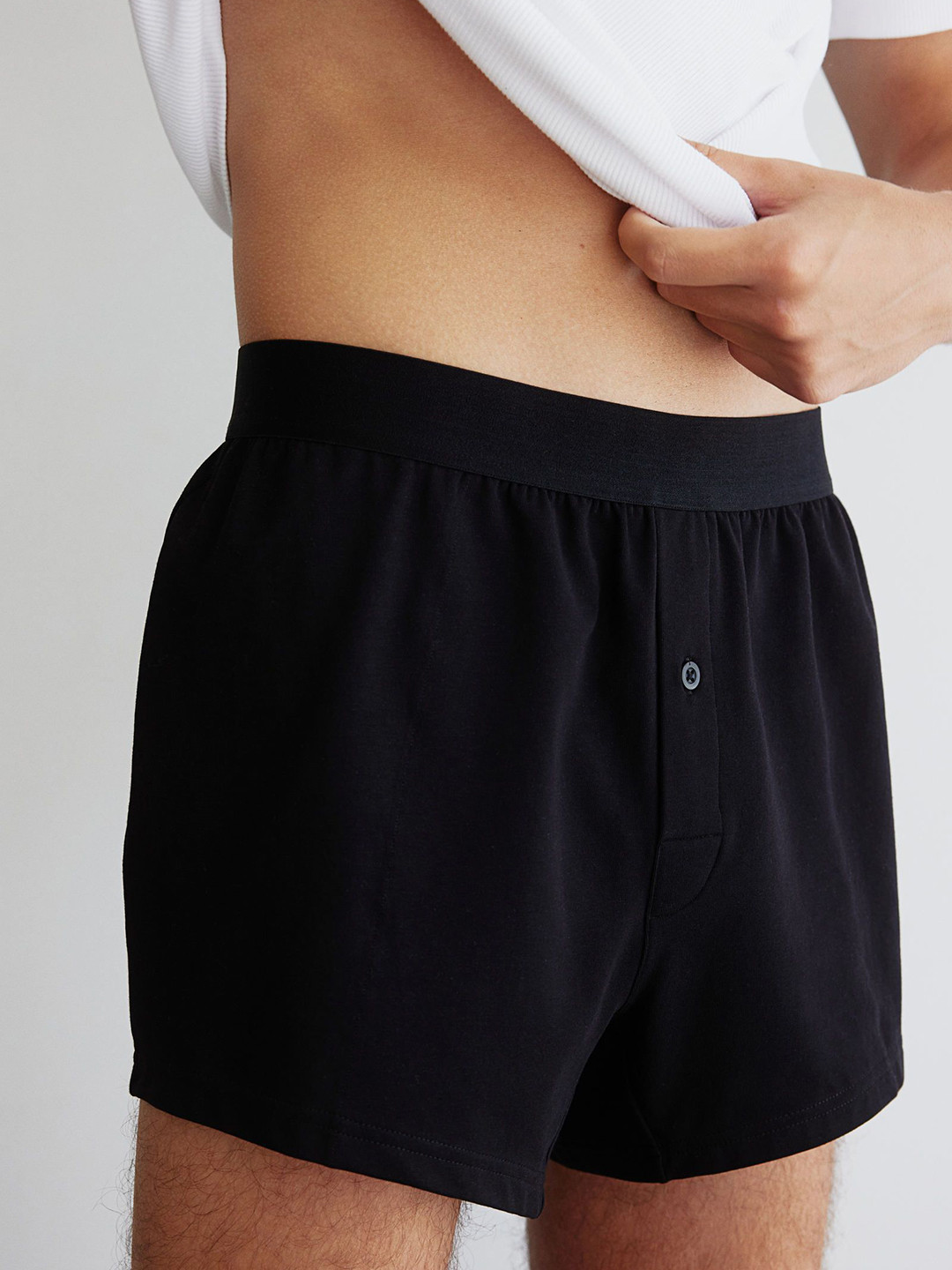 

H&M Men 2-pack Xtra Life Boxer Shorts, Black