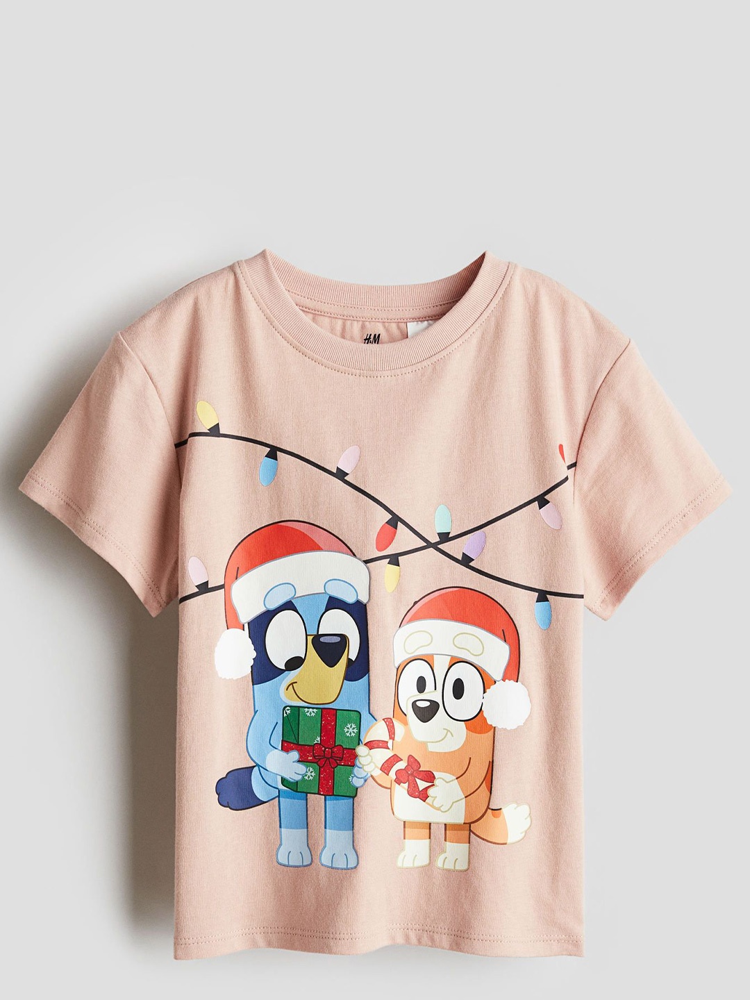 

H&M Girls Printed T-Shirt, Pink