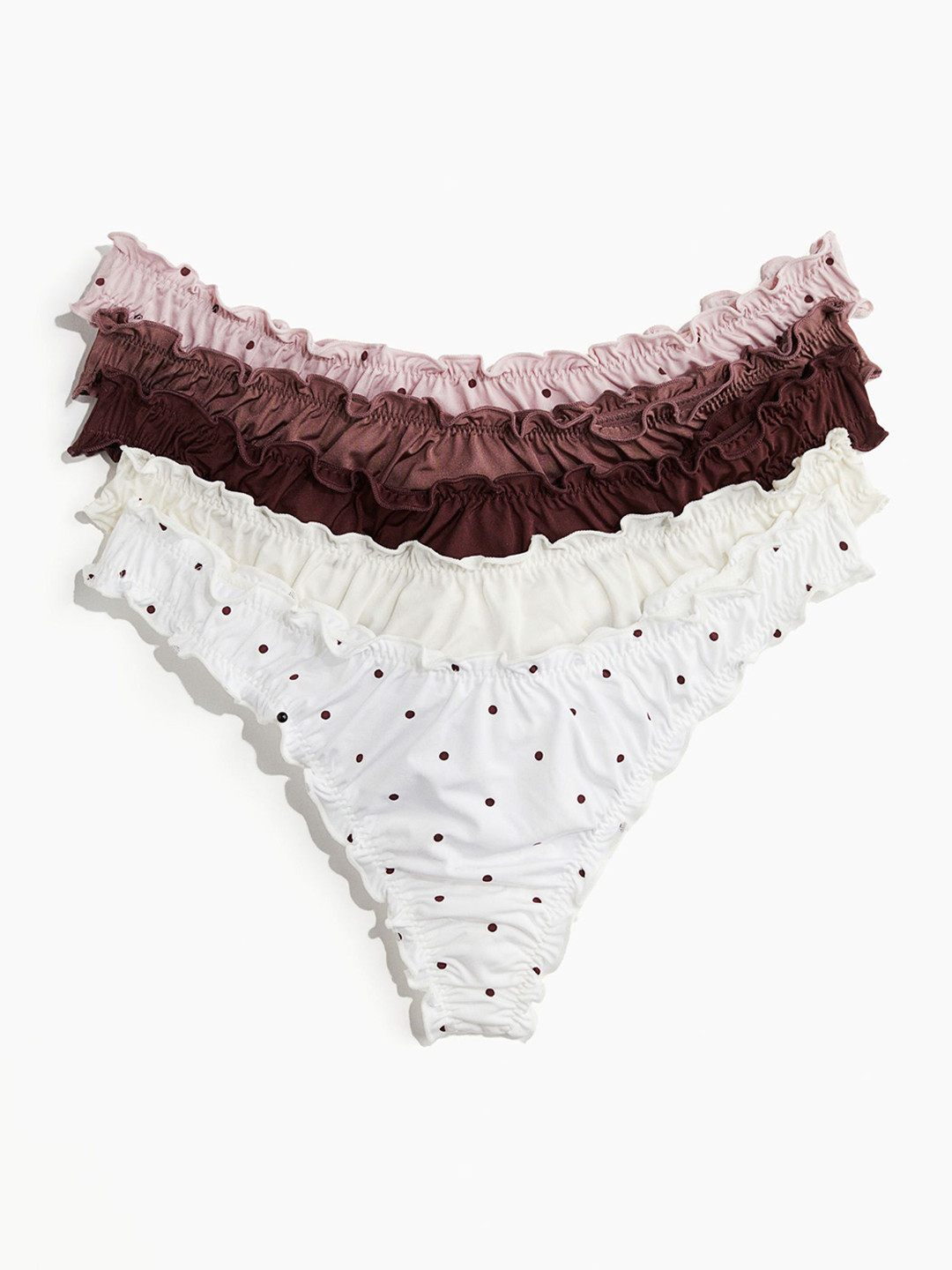 

H&M 5-Pack Thong Briefs 0994042053, White