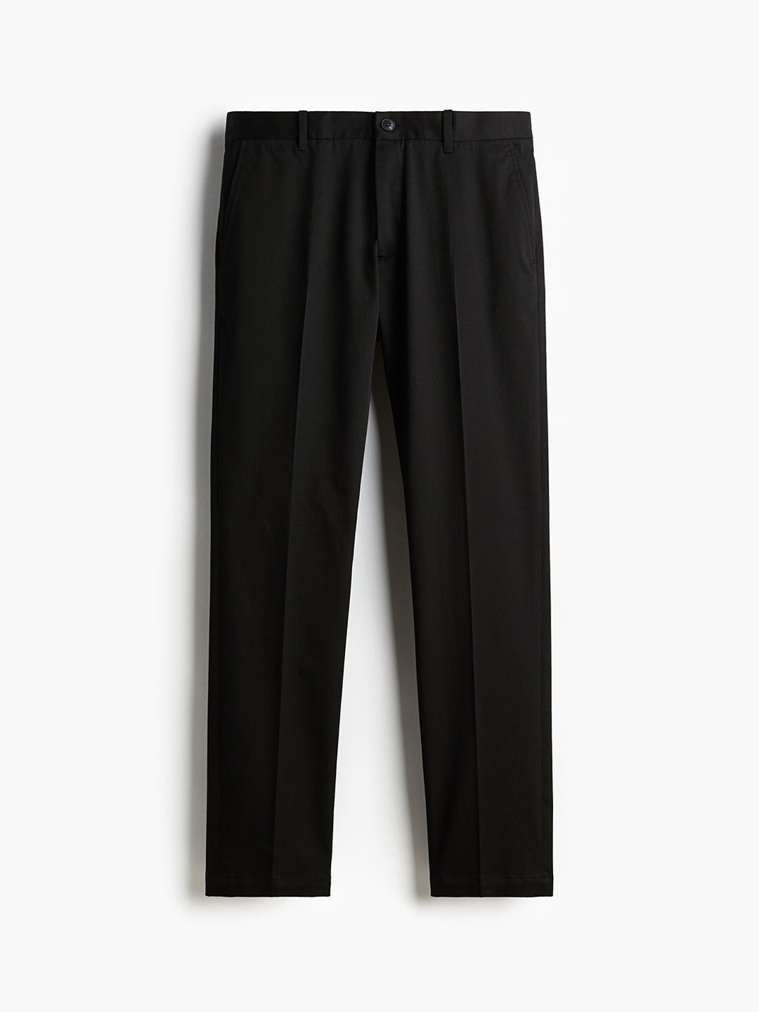 

H&M Men Slim-Fit Chinos, Black