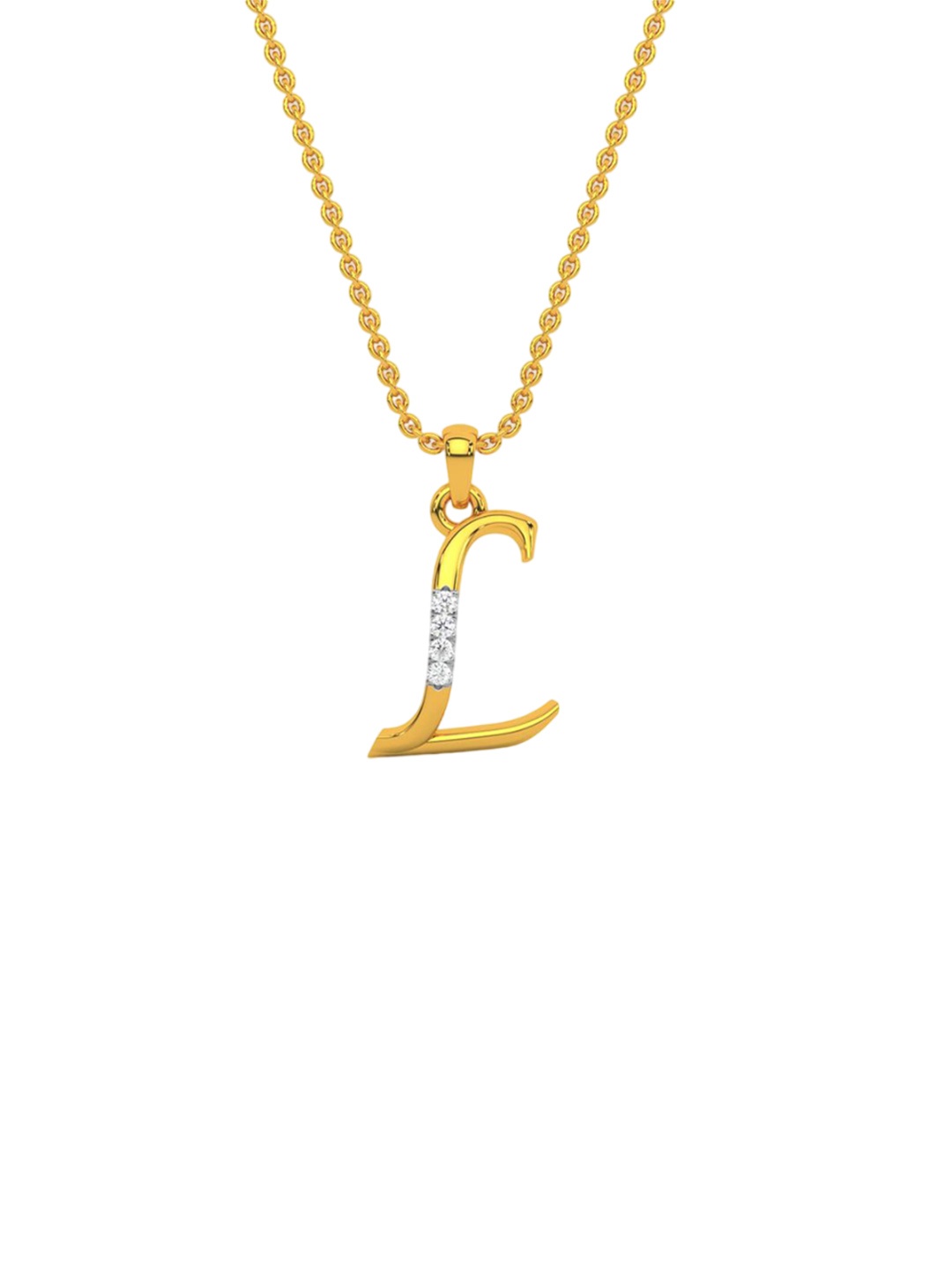 

KISNA DIAMOND AND GOLD JEWELLERY 18KT Yellow Gold Diamond Pendent