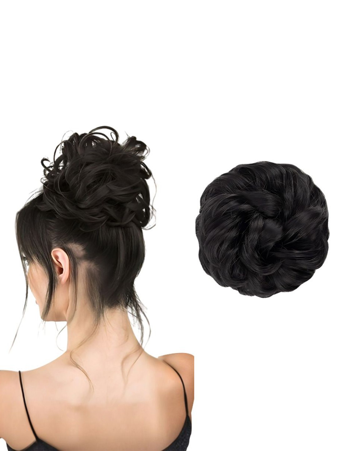 

D-Divine Messy Bun Hair Extension - Black