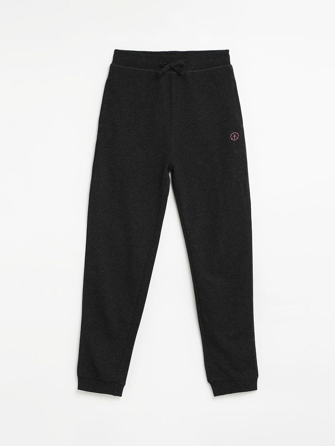 

Campana Girls Cotton Mid-Rise Joggers, Charcoal