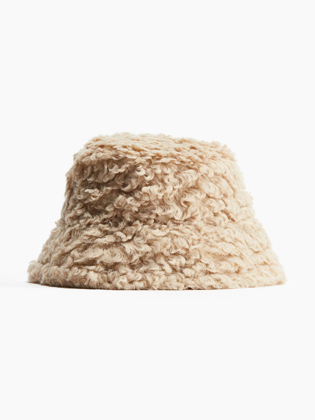 

H&M Fluffy Bucket Hat, Beige