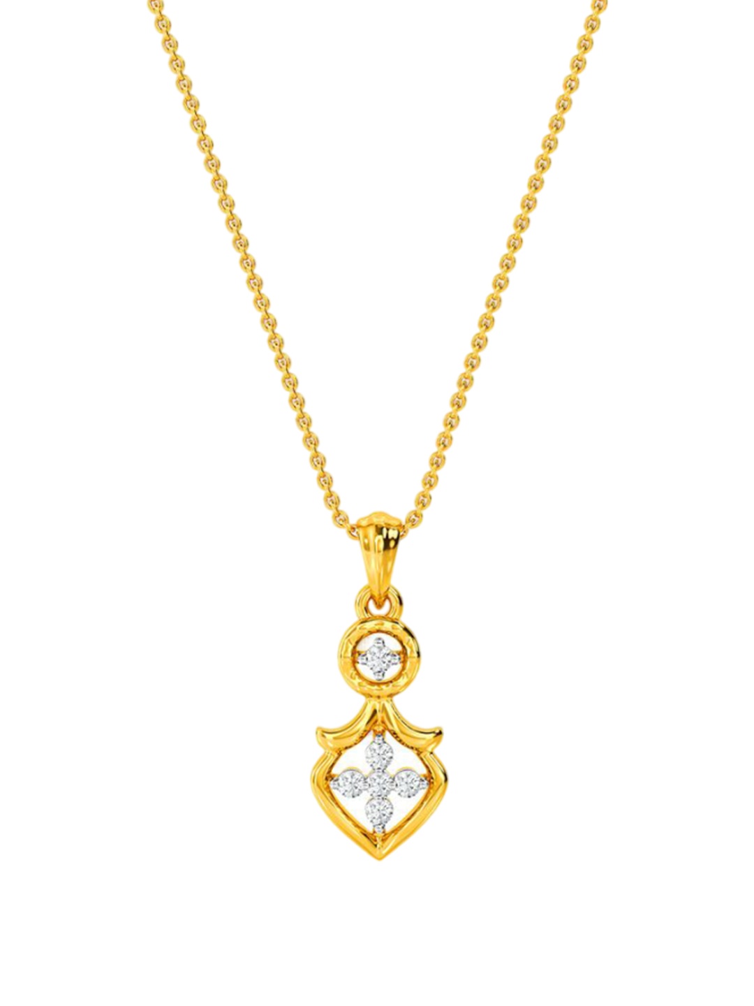 

KISNA DIAMOND AND GOLD JEWELLERY Women 18KT Diamond Pendant