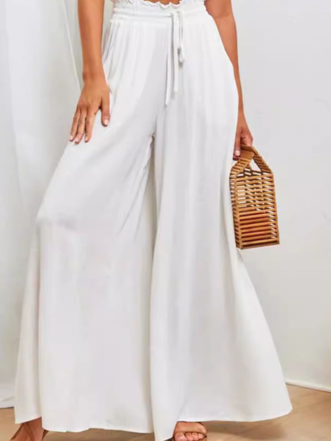 

StyleCast Women Regular Fit Parallel Trousers, White