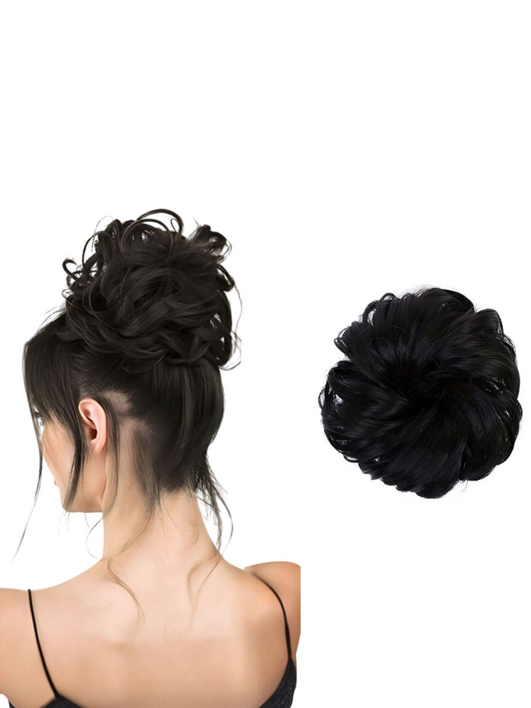 

D-Divine Messy Bun Hair Extension - Black