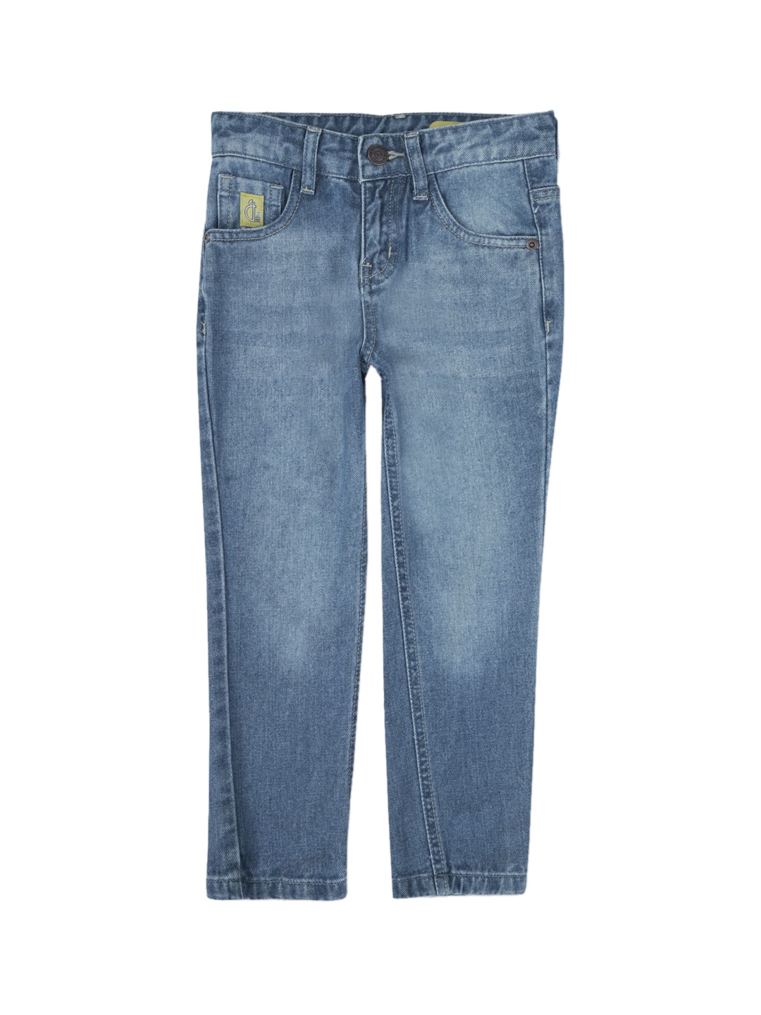 

Gini and Jony Boys Comfort Light Fade Cotton Stretchable Jeans, Blue