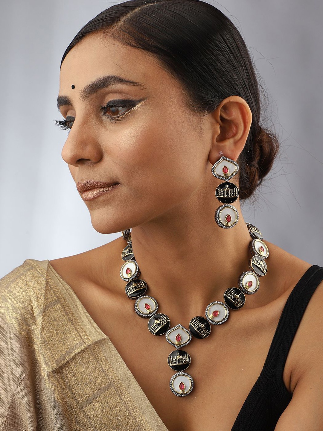 

VENI 18K Gold-Plated Beaded Jewellery Set