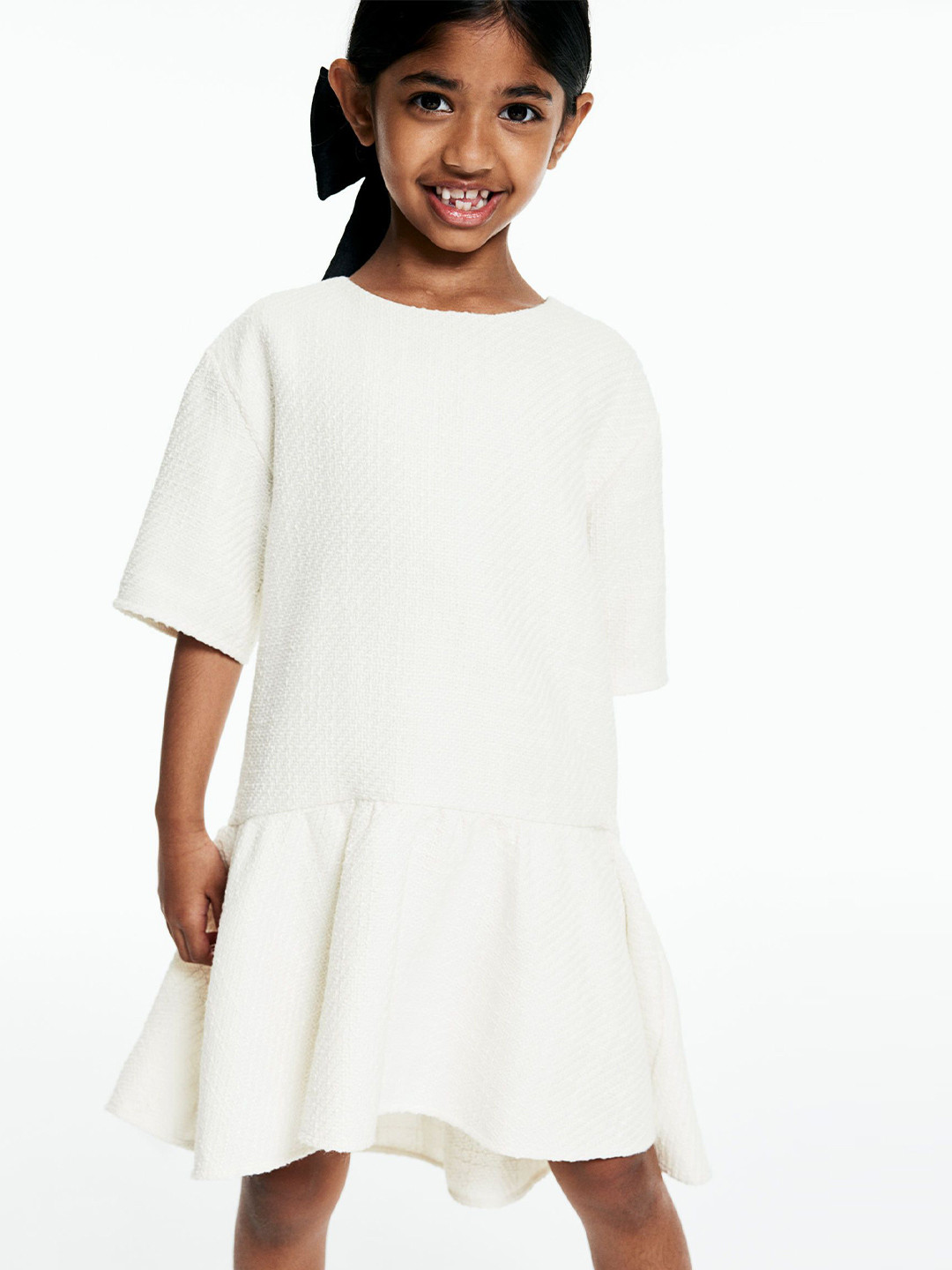 

H&M Girls A-Line Dress, White