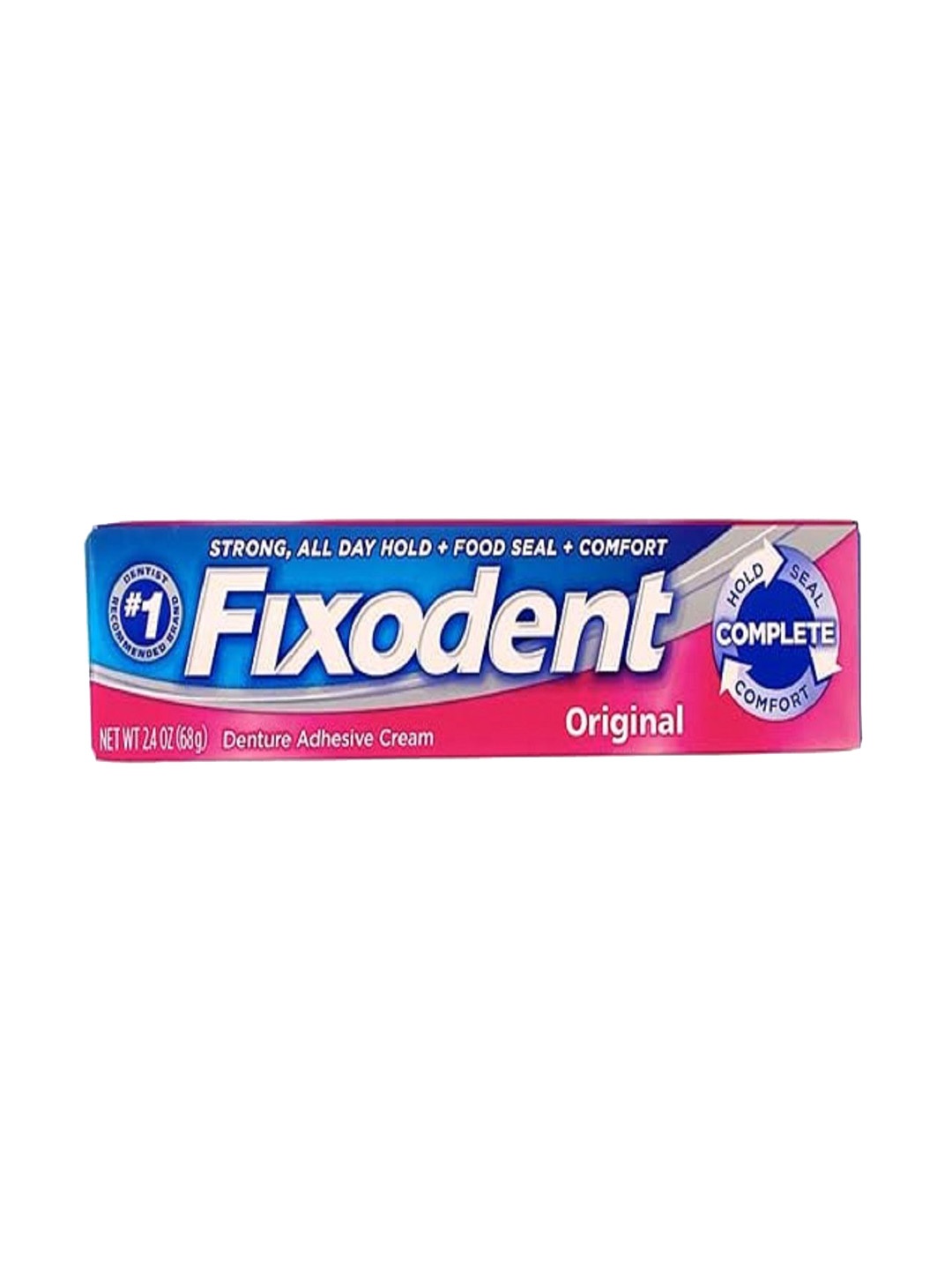 

Fixodent Set Of 2 Compete Original Denture Adhesive Cream Toothpaste - 68 g, Blue