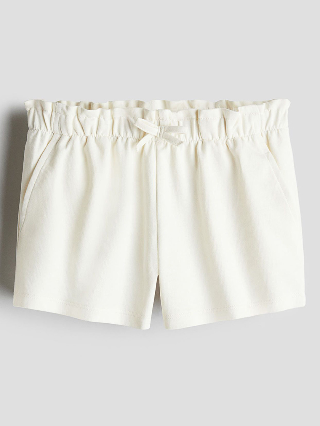 

H&M Girls Cotton Sweatshorts, White