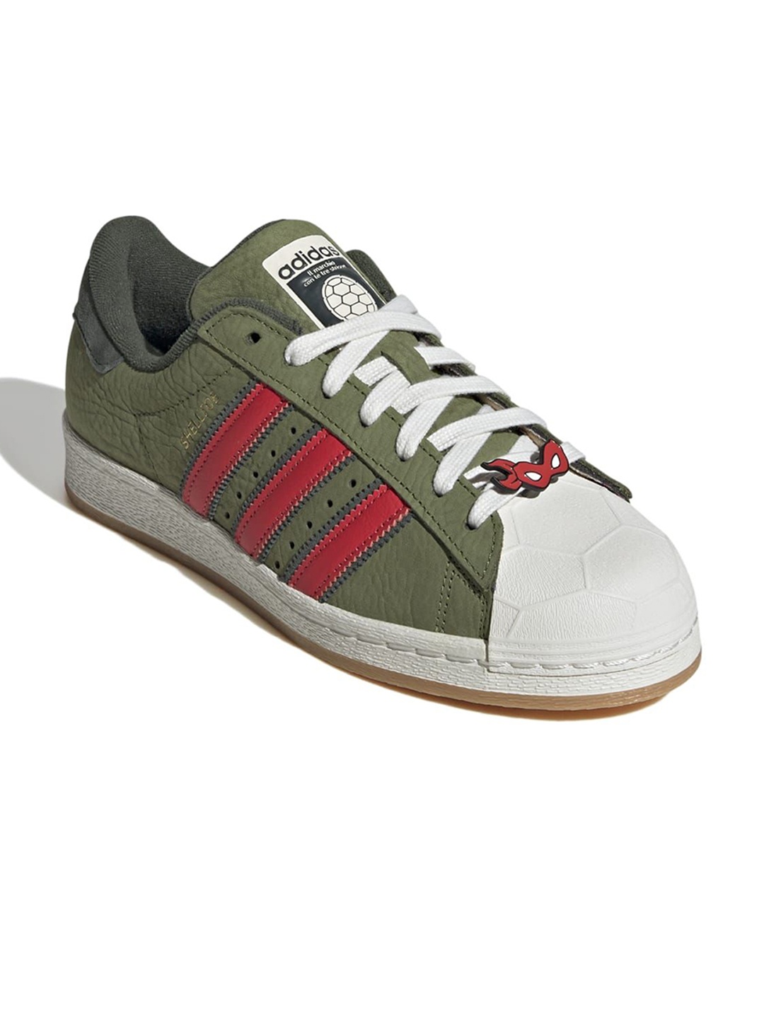 

ADIDAS Originals TMNT Shelltoe Men Leather Sneakers, Green