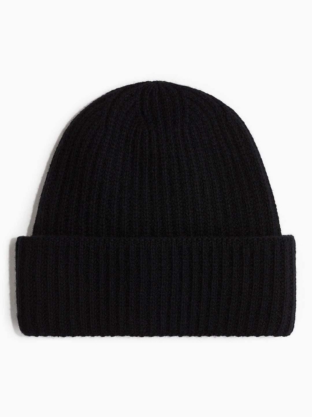 

H&M Ribbed Cap, Black